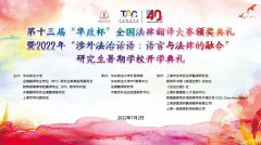 ��ʮ���á��A������ȫ�����ɷ��g��ِ�C����Y��2022�ꡰ���ⷨ��